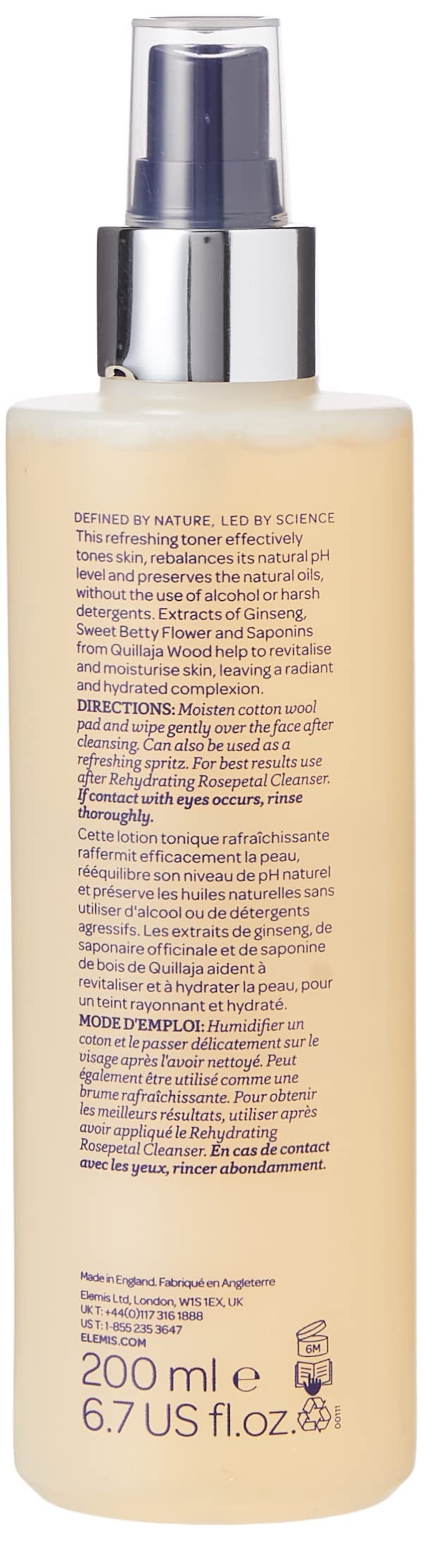 ELEMIS Rehydrating Ginseng Toner, Refreshing Facial Toner, 6.7 fl. oz.