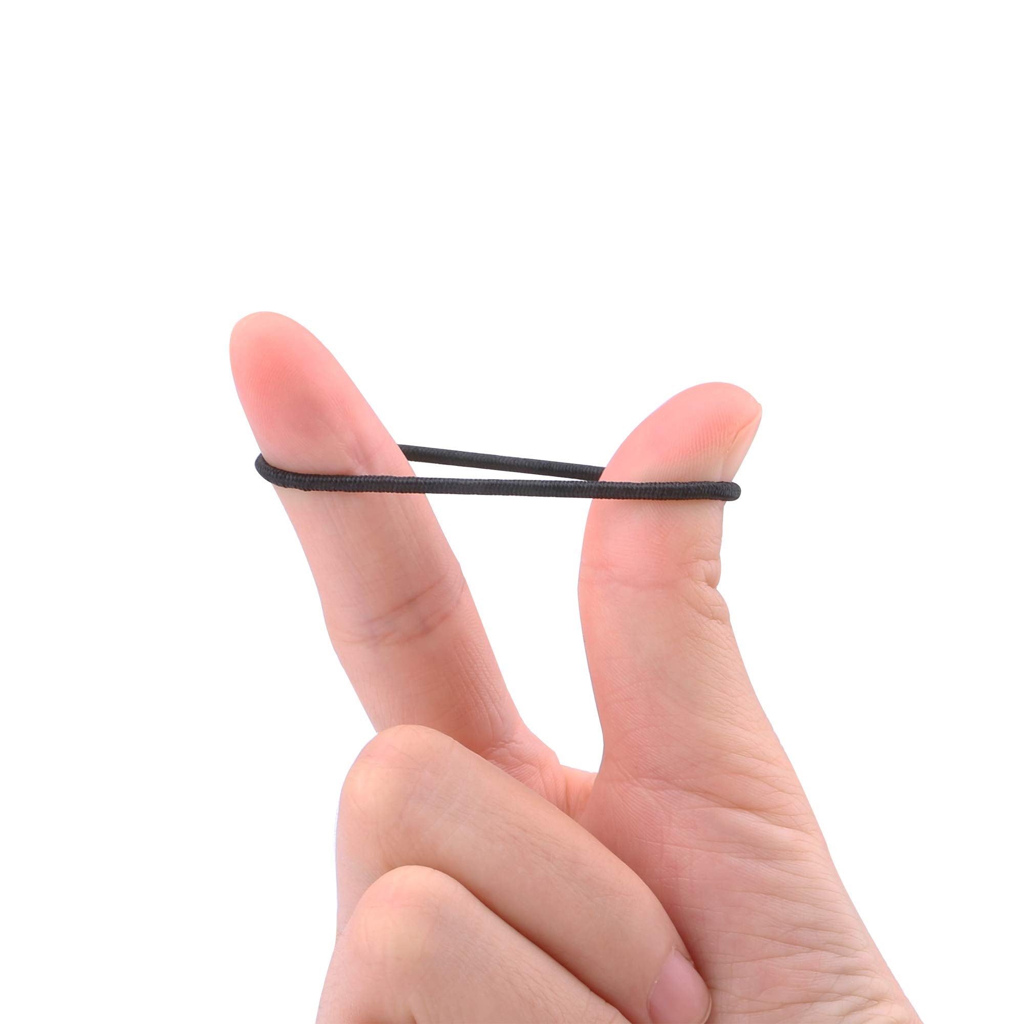 Black: Driew Hair Tie For Kids Black Pack Of 200, Mini Tiny Ponytail Holder For Baby Toddler Girls Soft Elastic Rubber Bands Black