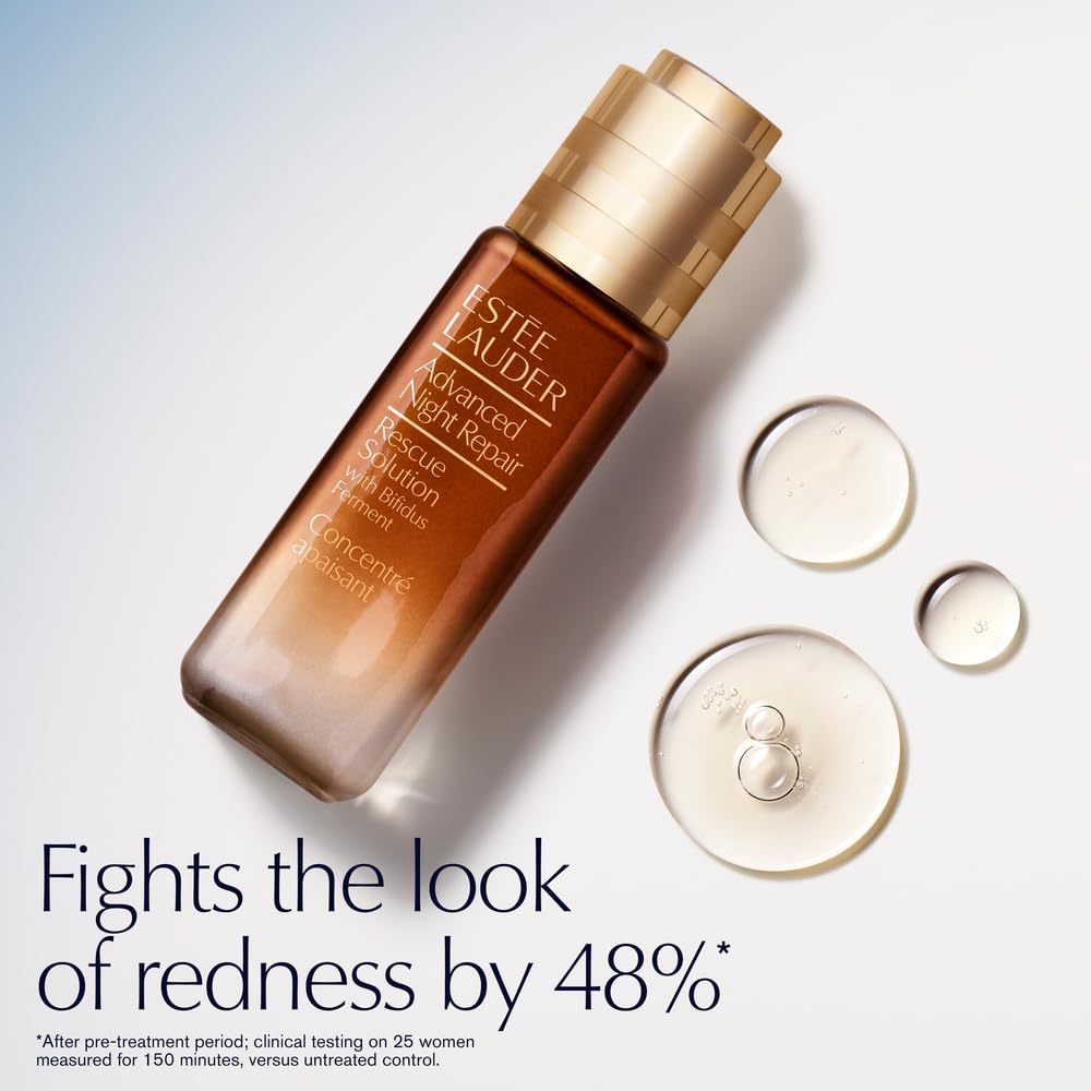 Estée Lauder Advanced Night Repair Rescue Solution with 15% Bifidus Ferment to Reduce Visible Redness, 0.68 Fl Oz