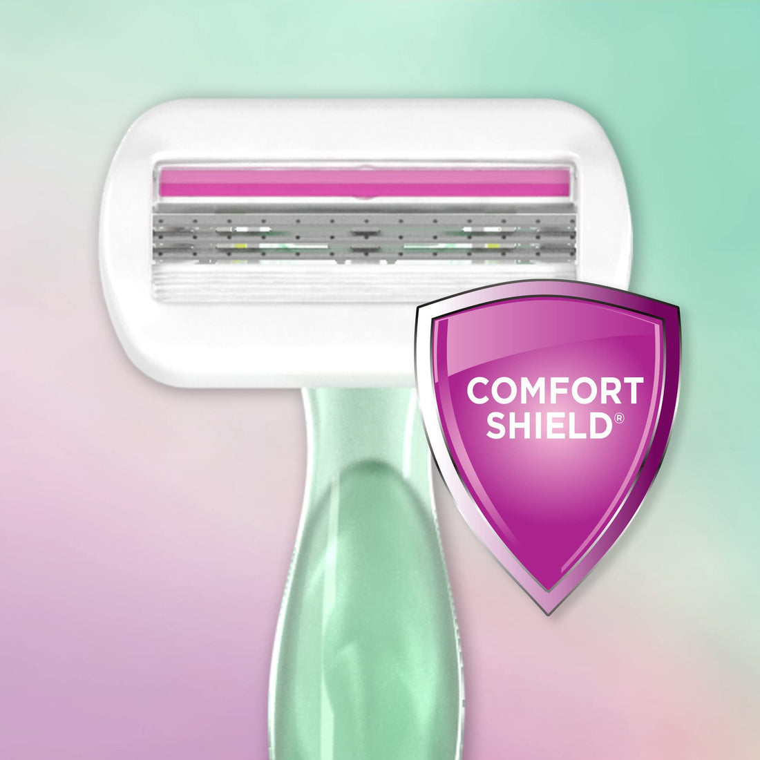 BIC Soleil Glow Women's Disposable Razor, 6 Count