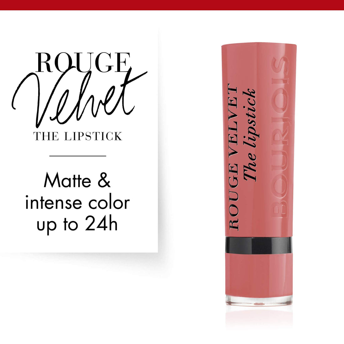 Bourjois Rouge Velvet The Lipstick 02 Flaming rose 2.4g