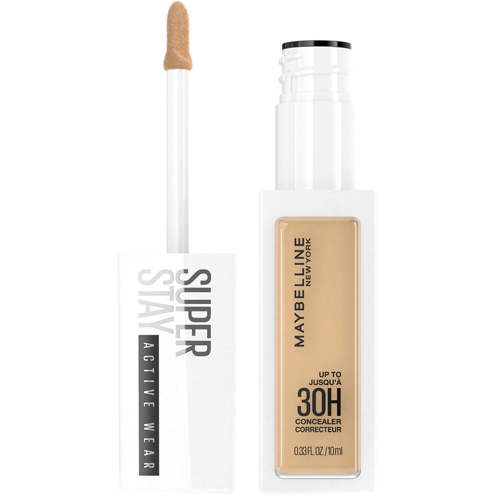 Maybelline Super Stay Liquid Concealer Makeup, Full Coverage Concealer, Up to 30 Hour Wear, Transfer Resistant, Natural Matte Finish, Oil-free, Available in 16 Shades, 27, 1 Count
