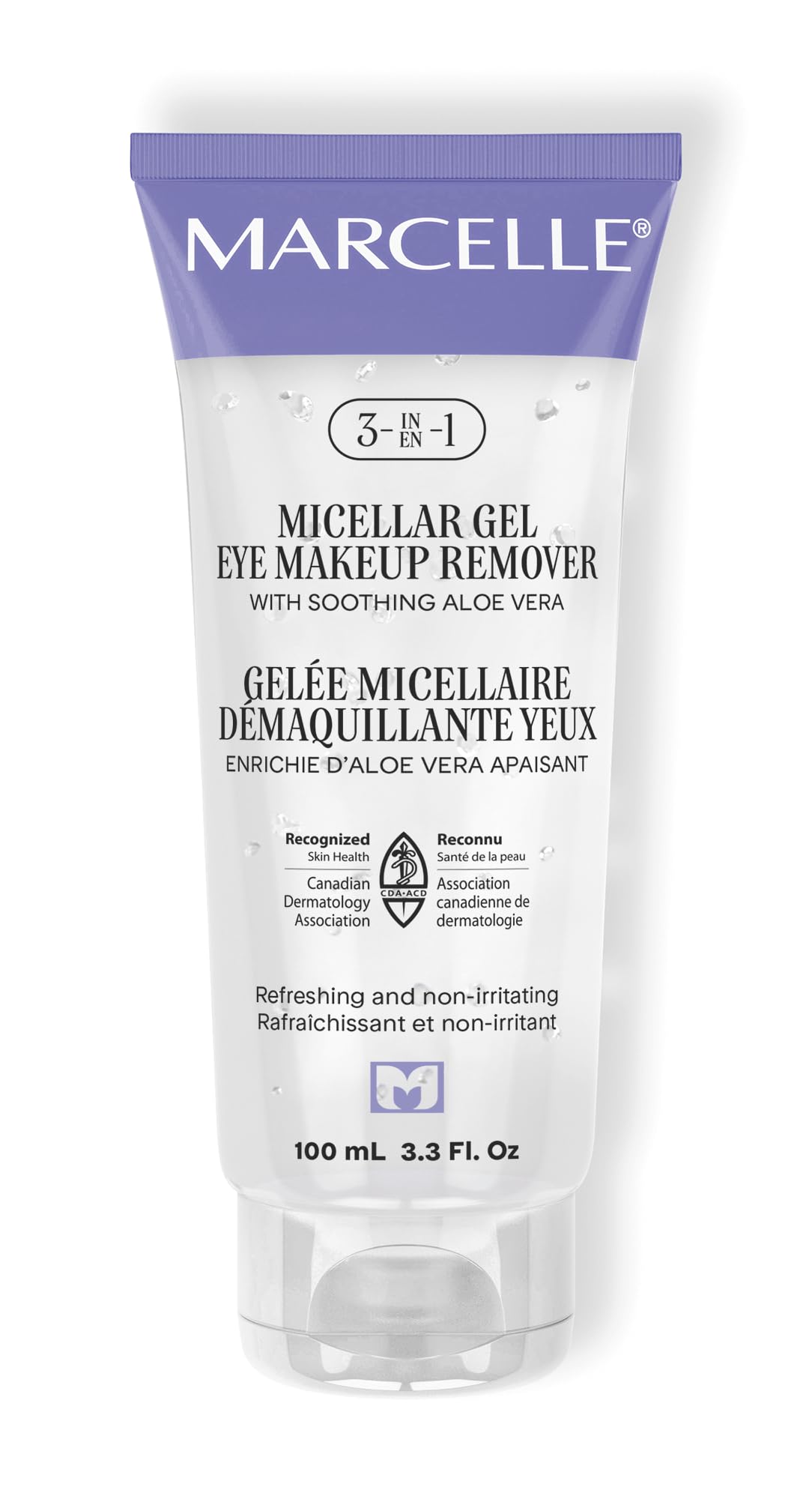 Marcelle 3-in-1 Micellar Gel Eye Makeup Remover, 3.3 Ounce