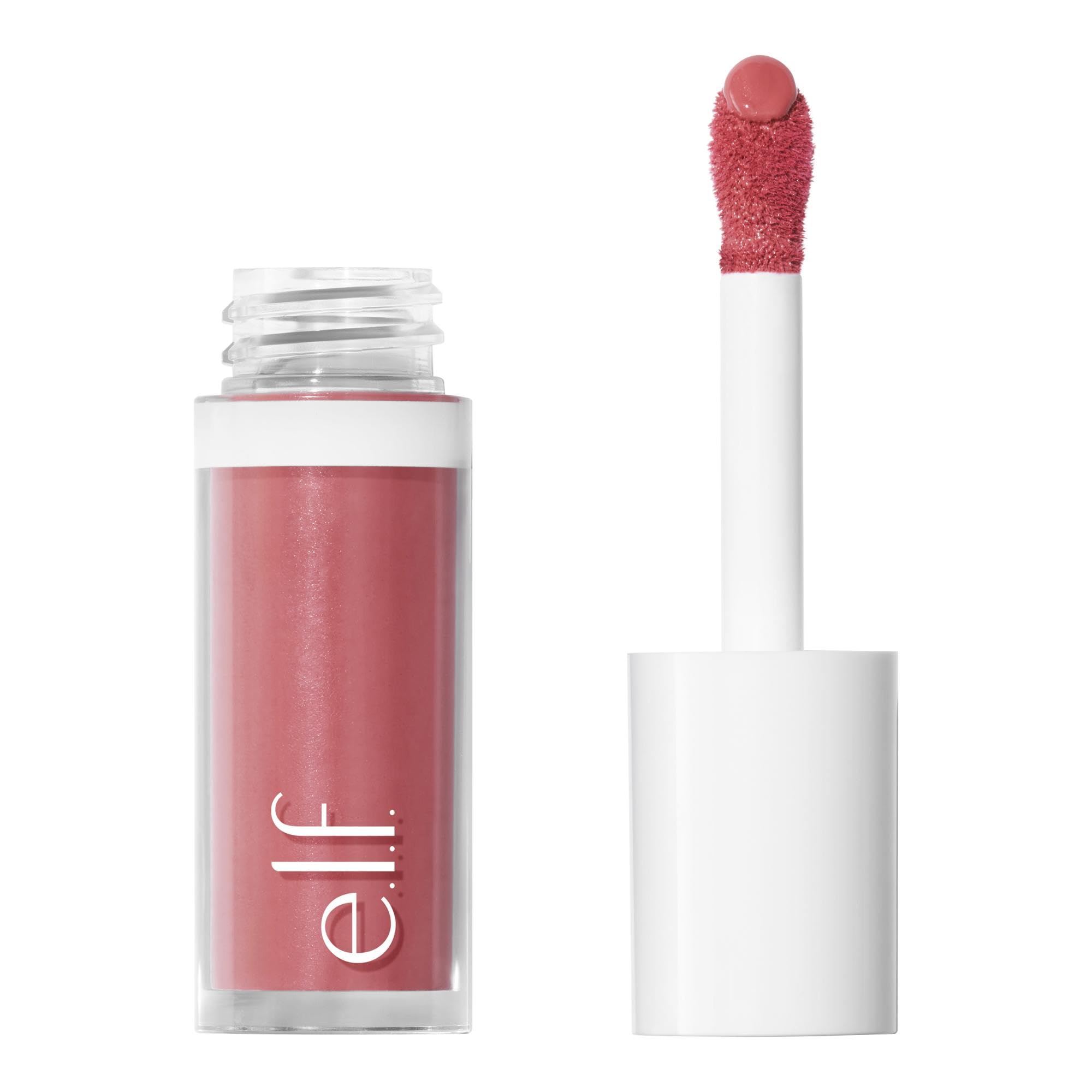 e.l.f. Camo Liquid Blush, Long-lasting Liquid Blush For High-pigment Color, Creates A Soft, Dewy Finish, Vegan & Cruelty-free, Cheeky Lychee