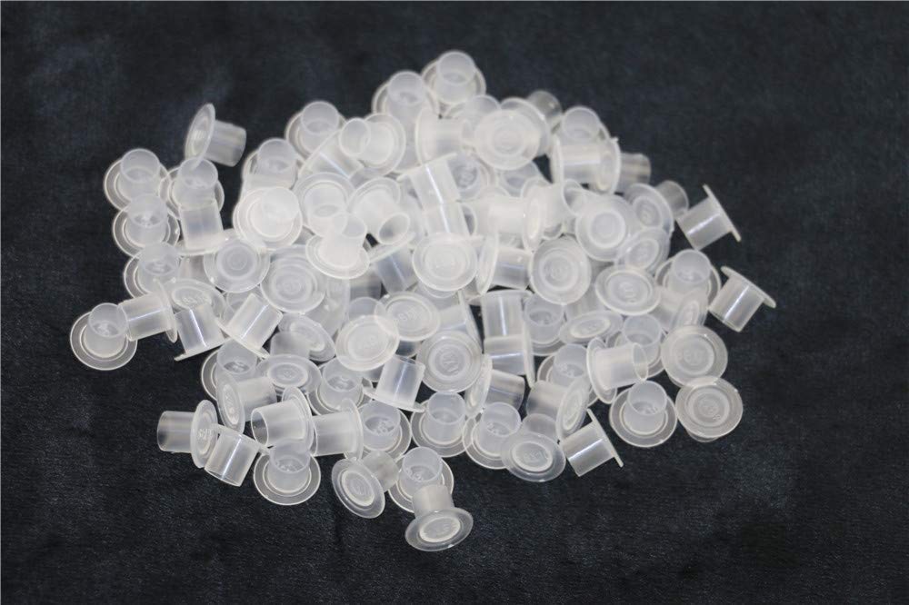 10 * 8Mm: Needlehouse 1000Pcs (108Mm) Tattoo Ink Caps Professional Tattoo Ink Cups with Base, Caps Plastic Transparent Pigment Cups Caps Tattoo Supplies (108Mm)