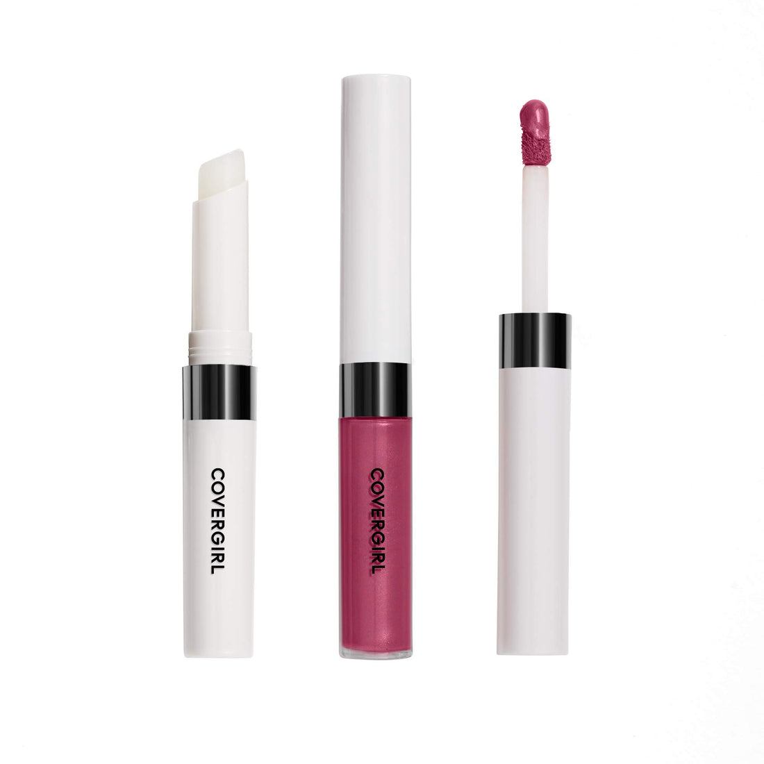 Covergirl Outlast All-day Moisturizing Lip Color, Plum Berry, 1 Set, 2 Count (Packaging may vary)