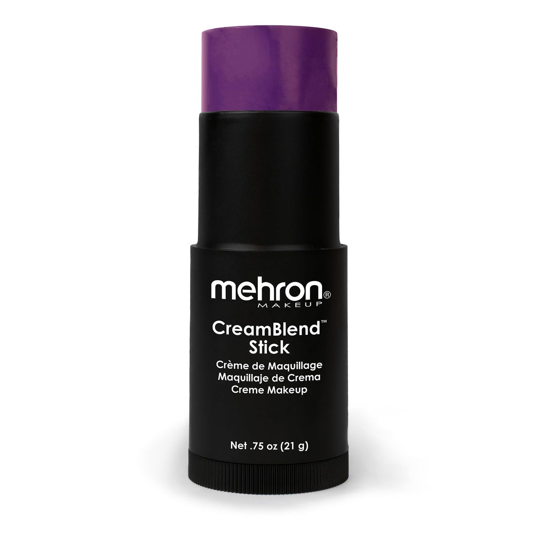 Mehron Makeup CreamBlend Stick, PURPLE - .75oz