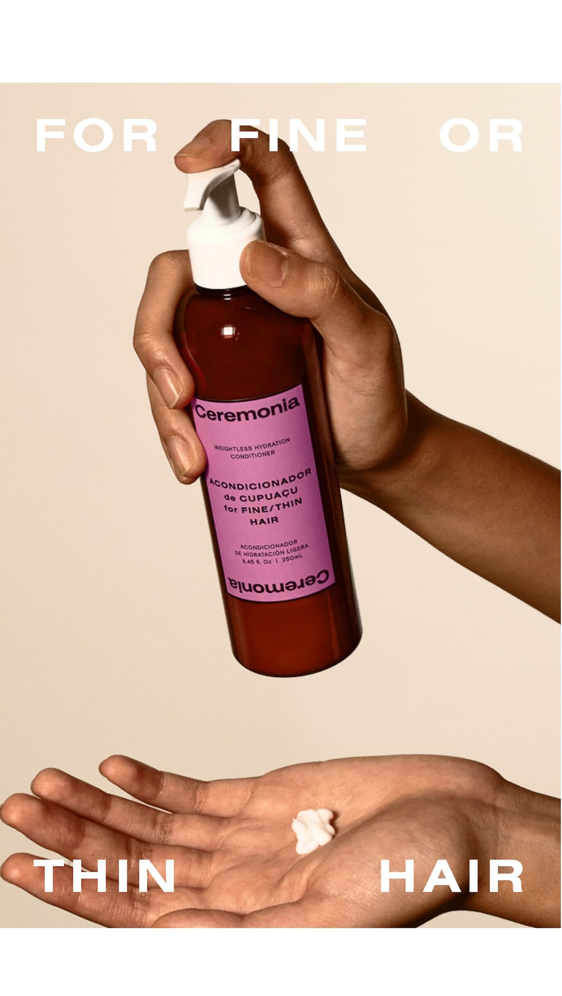 Ceremonia Weightless Hydration Conditioner, 8.50 Fl Oz (Pack of 1)