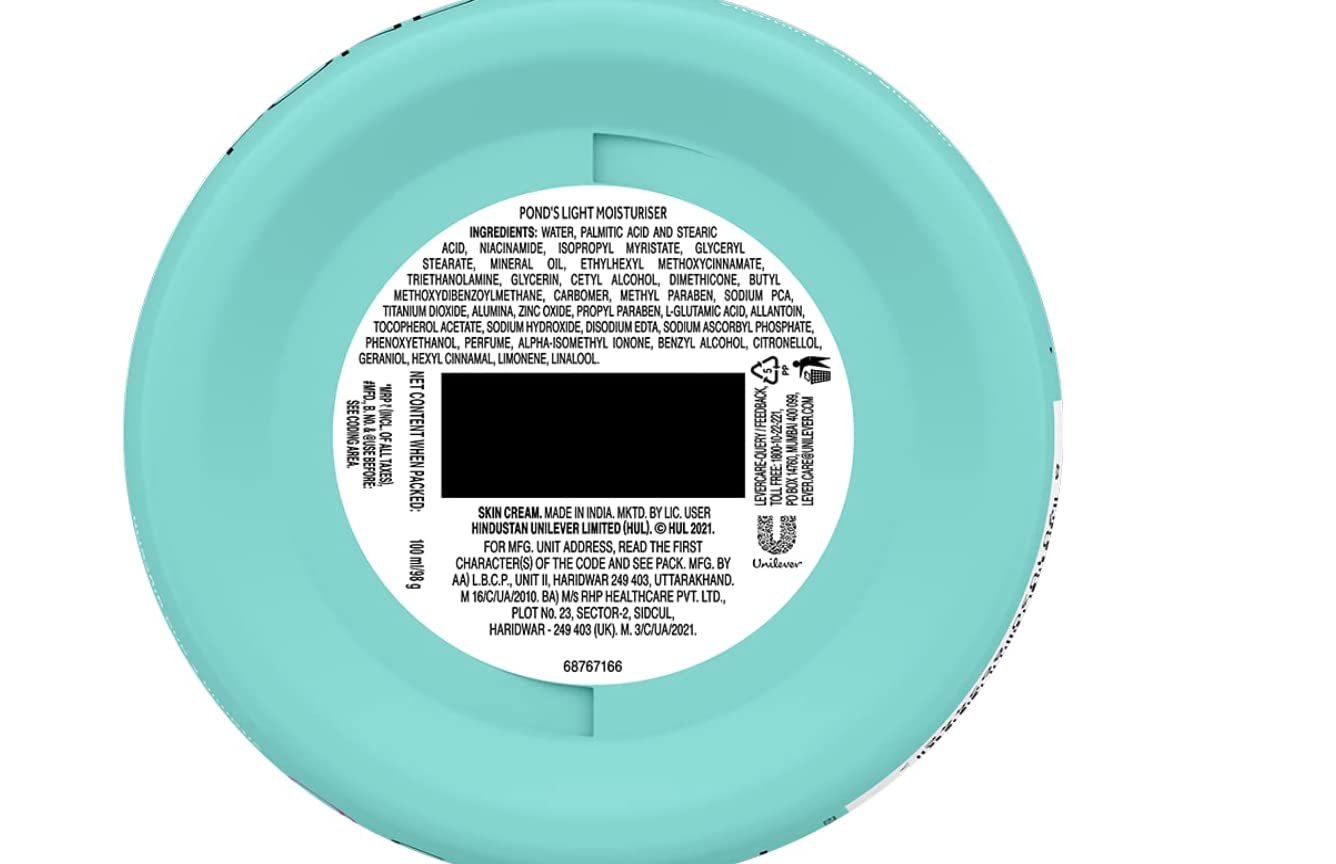 Pond's Light Moisturiser - 100ml/3.38 fl.oz