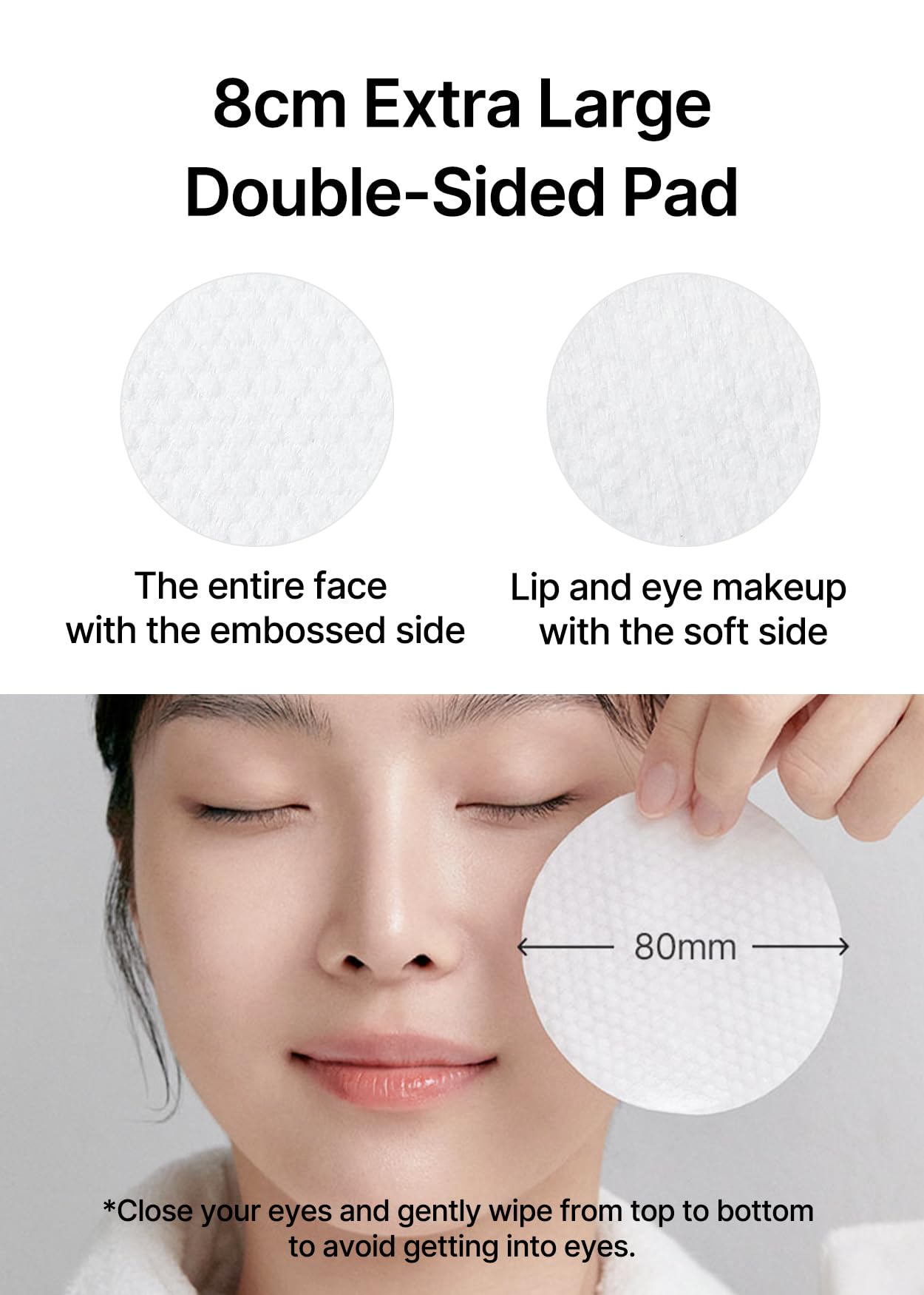 celimax Ji.Woo.Gae One Step Mild Cleansing Pad (60pads) | Easy One-step Makeup Remover, Cleansing Water Pads, Big Size, Face Wash Cleanser, Hydrating, Soothing, Moisturizing, Korean Daily Skincare