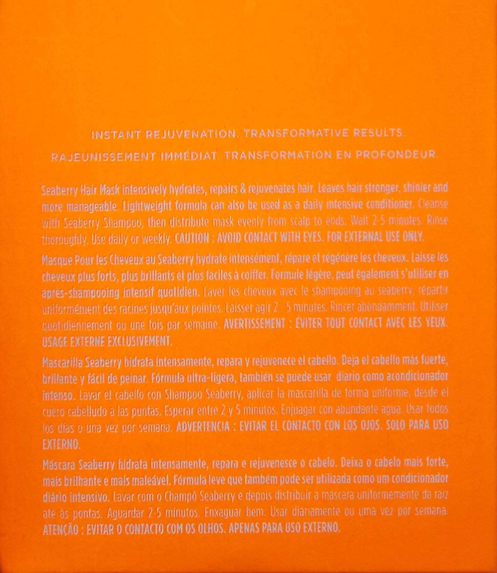 Obliphica Professional Fine to Medium Seaberry Mask