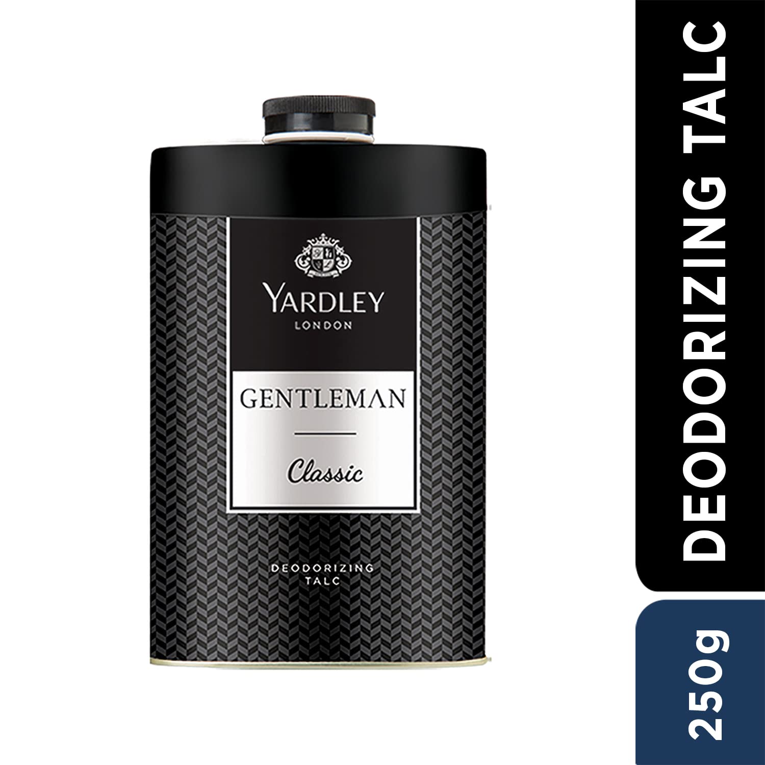 Yardley London Gentleman Classic Deodorizing Talc| Fresh Woody Scent| Masculine Fragrance| Deodorizing Body Talc for Men| 250g