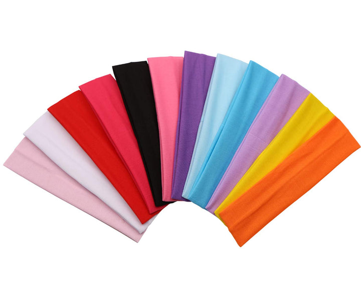 Zapire 12 Packs Headbands Women Hair Bands Stretchy Hairband Soft Head Wrap Beauty Elastic Headbands For Women Hair Accessories For Girl Women Head BandsË†12 Packs