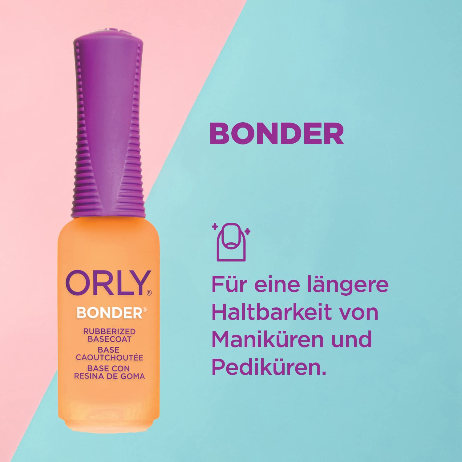 Orly Bonder Rubberized Nail Base Coat.3 Ounce