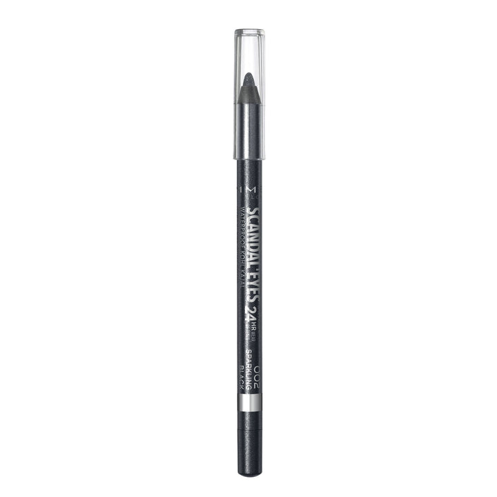 Rimmel London Scandaleyes Waterproof Kohl Kajal - 1.2gm (002 Sparkling Black)