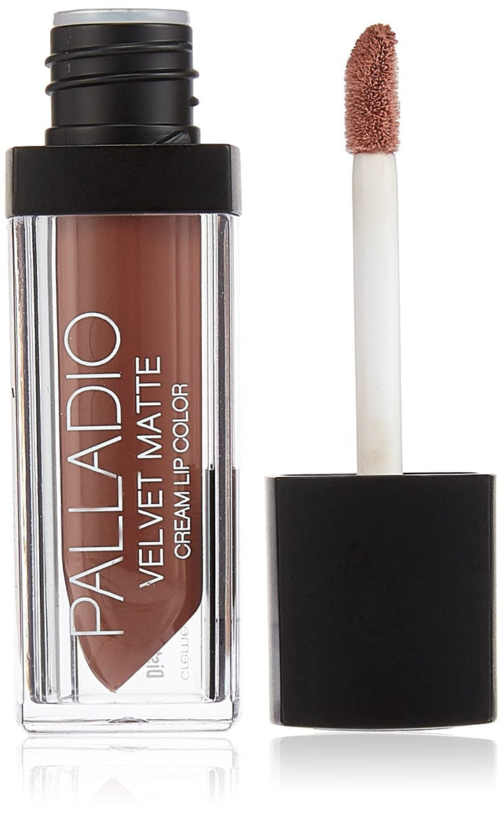 Palladio Beauty Velvet Matte Cream Lip Color, 4.16g(Brown), Chiffon (B0799PDQXL)