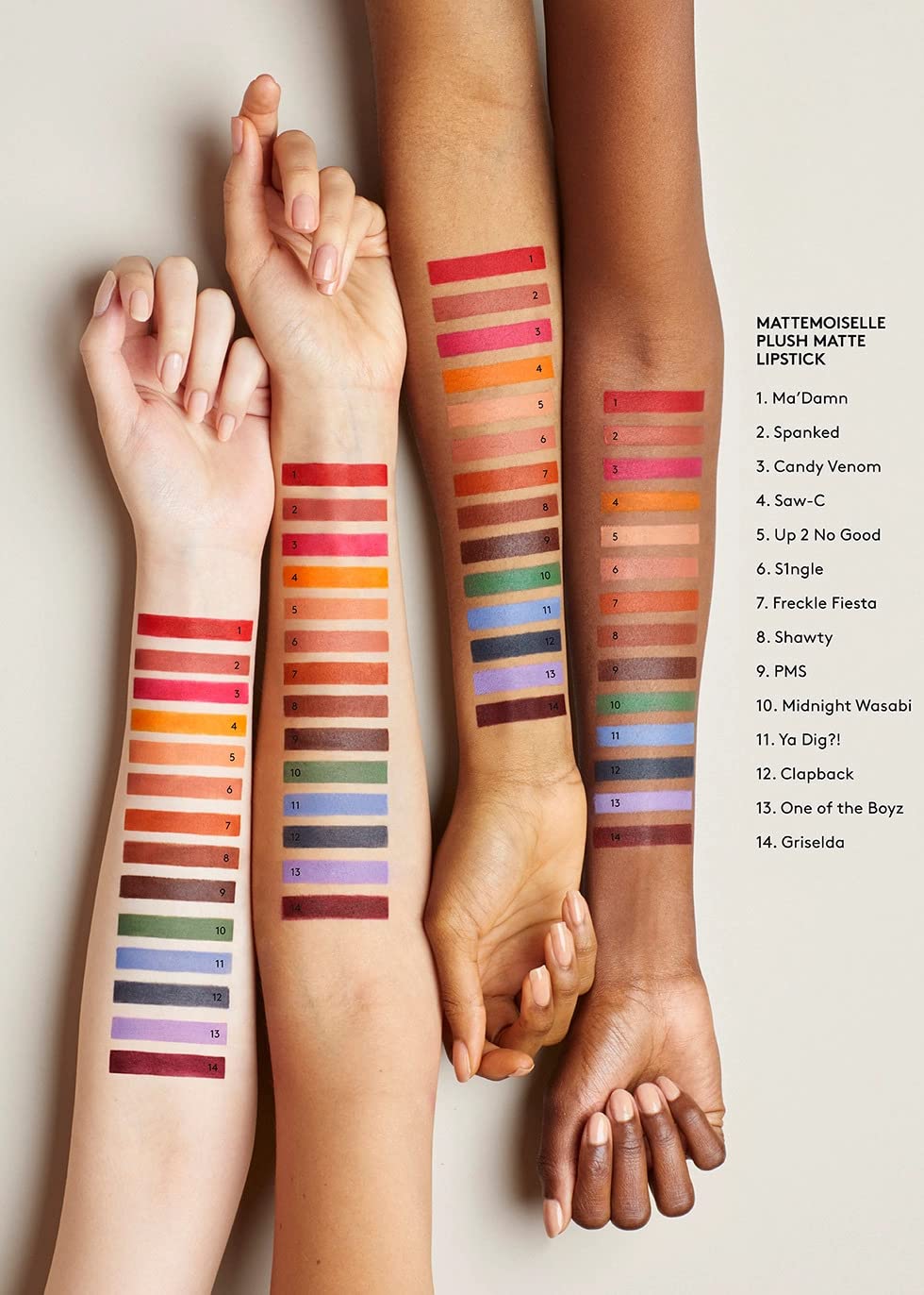 FENTY BEAUTY BY RIHANNA Mattemoiselle Plush Matte Lipstick (Ya Dig! – Periwinkle Blue)