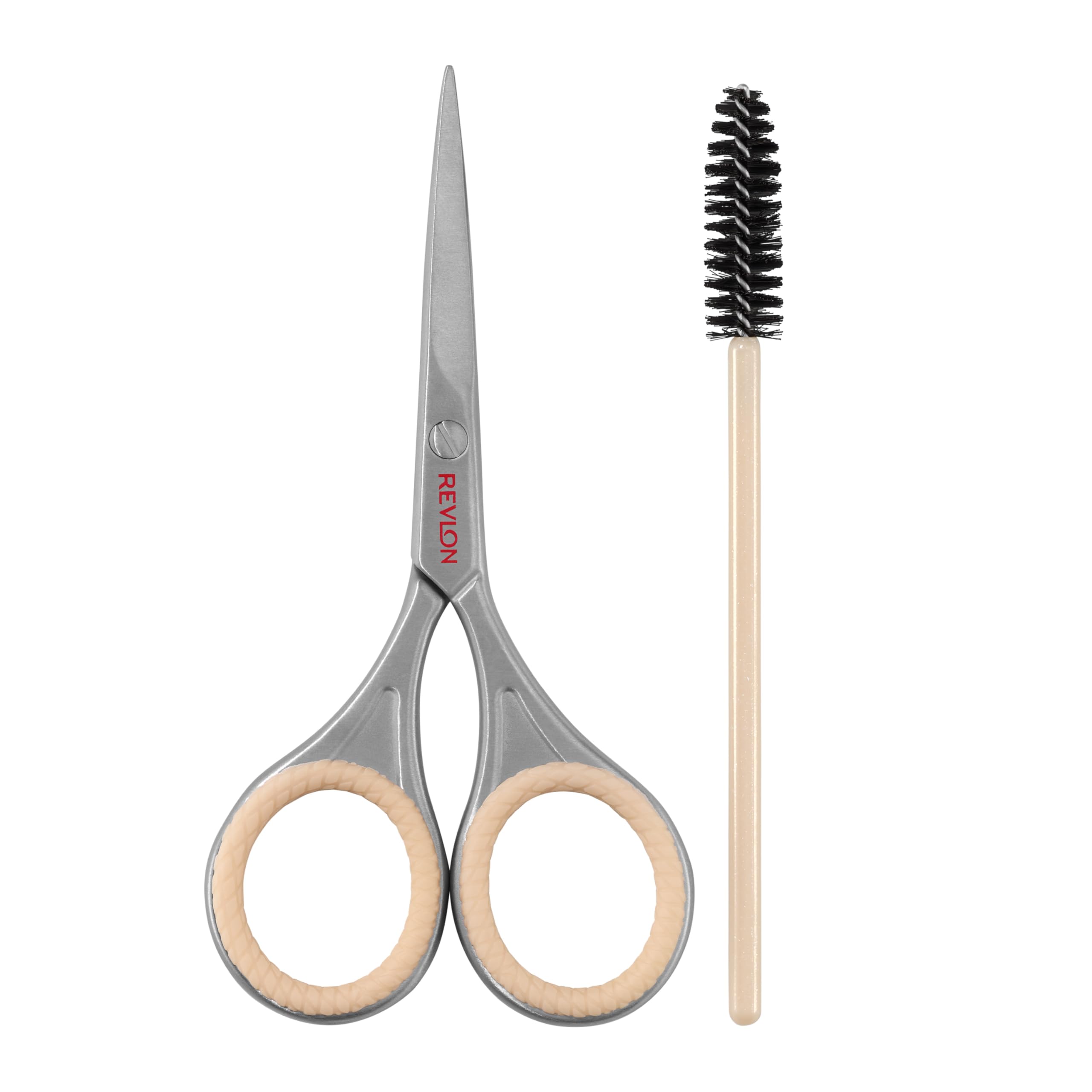 Revlon Designer Series Brow Set, Trimming and Shaping Eyebrow Kit with Scissors and Spoolie Brush, Easy to Use at Home or on The Go, 1 Count