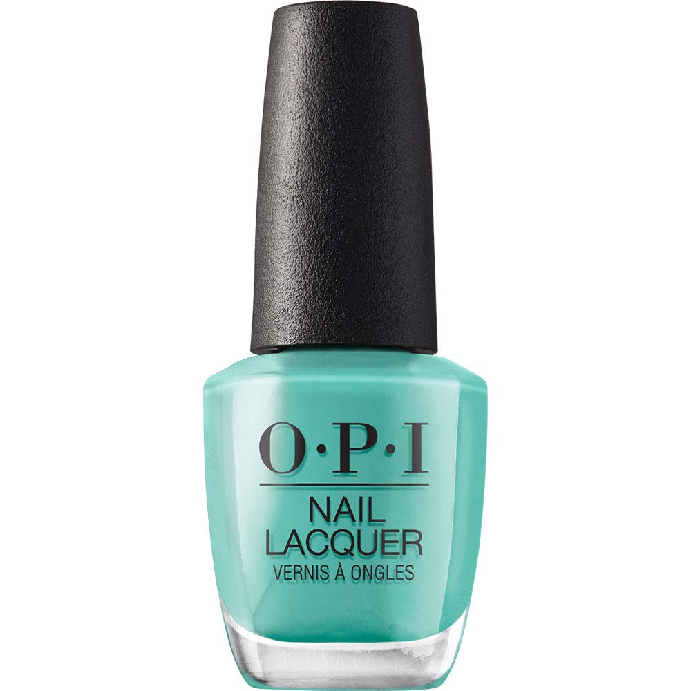 OPI Nail Lacquer My Dogsled is a Hybrid | Opaque Bright Green Crème Chip Resistant Nail Polish | Vegan, Fast Drying, Streak Free
