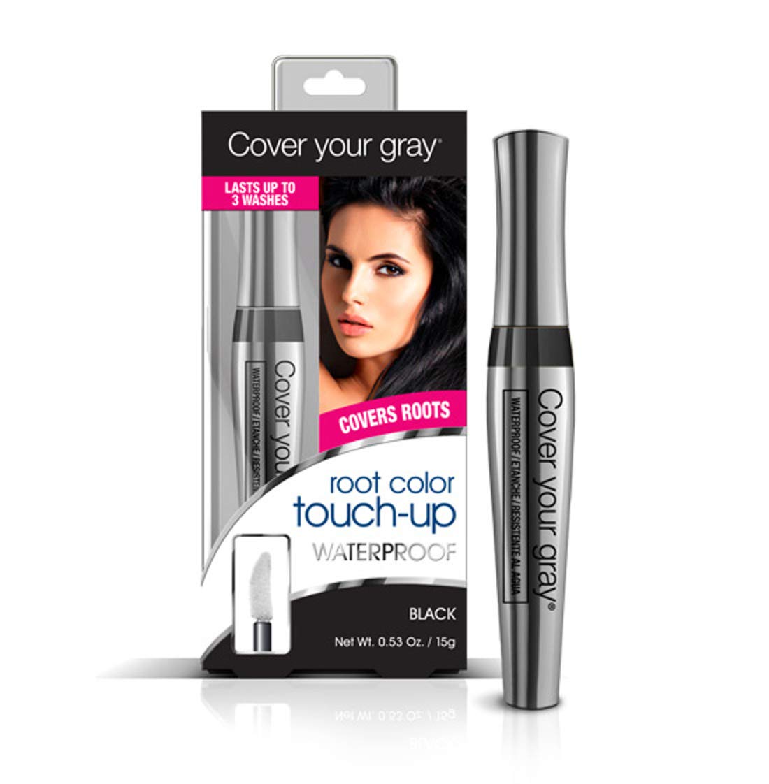 Cover Your Gray Waterproof Root Color Touch up - Black
