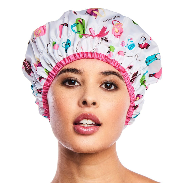 Betty Dain Fashionista Collection Mold Resistant Lined Shower Cap, Diva