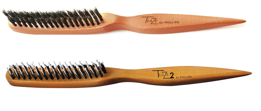 Phillips Brush Teaze and Teaze 2 Concave Bristle Shape Teasing Brush Combo Pack