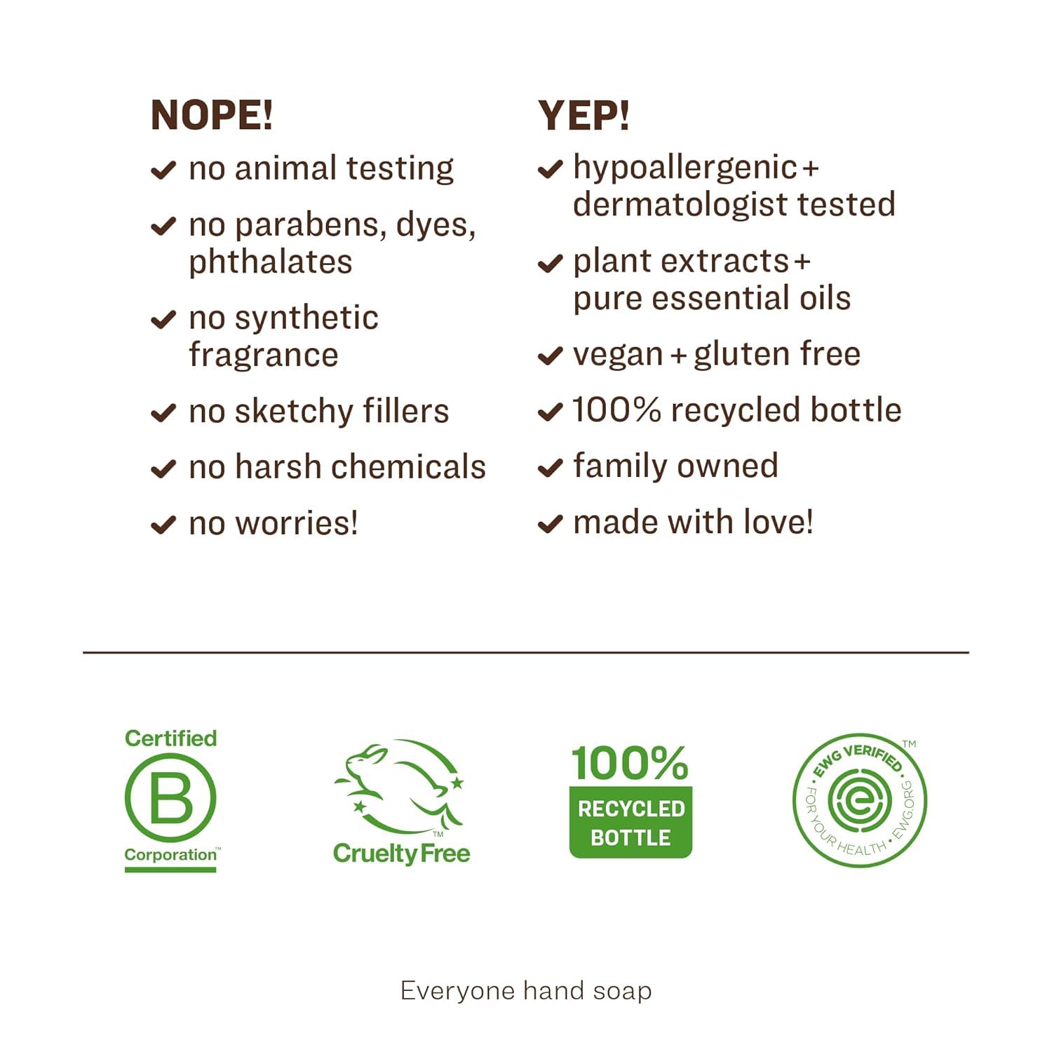 Eo Products - Hand Soap,Everyone,Sprmnt, 1 x 12.75 FZ