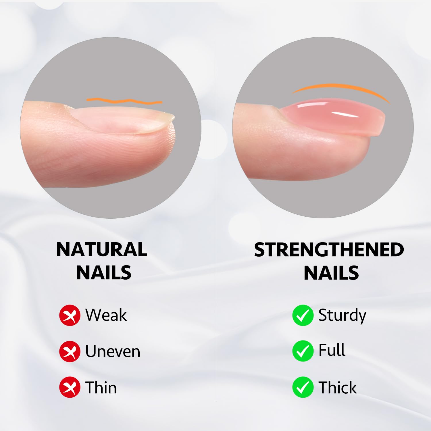 GAOY Builder Gel for Nails, 16ml Nail Strengthener in a Bottle, Nail Extension Hard Gel, Soak Off Long Lasting UV Light Cure, 1964 Quartz Pink, Base Coat Top Coat Needed