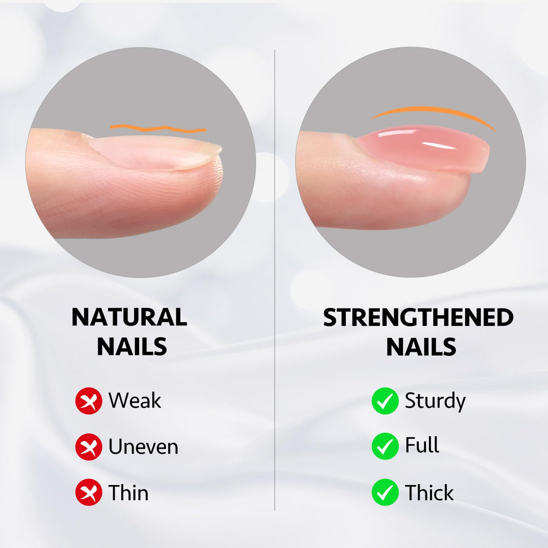 GAOY Builder Gel for Nails, 16ml Nail Strengthener in a Bottle, Nail Extension Hard Gel, Soak Off Long Lasting UV Light Cure, 1964 Quartz Pink, Base Coat Top Coat Needed