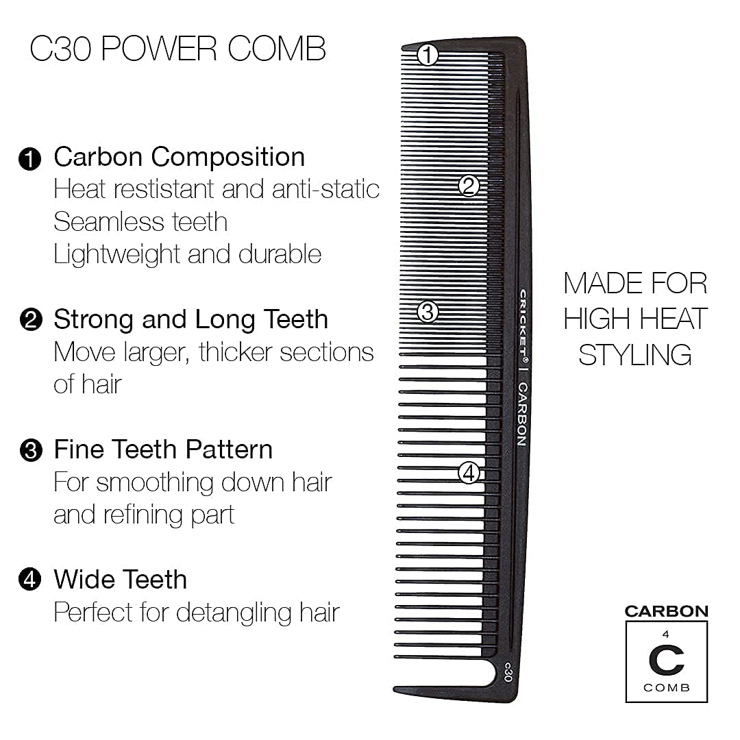 Cricket Carbon Power Hair Cutting Comb Model C30