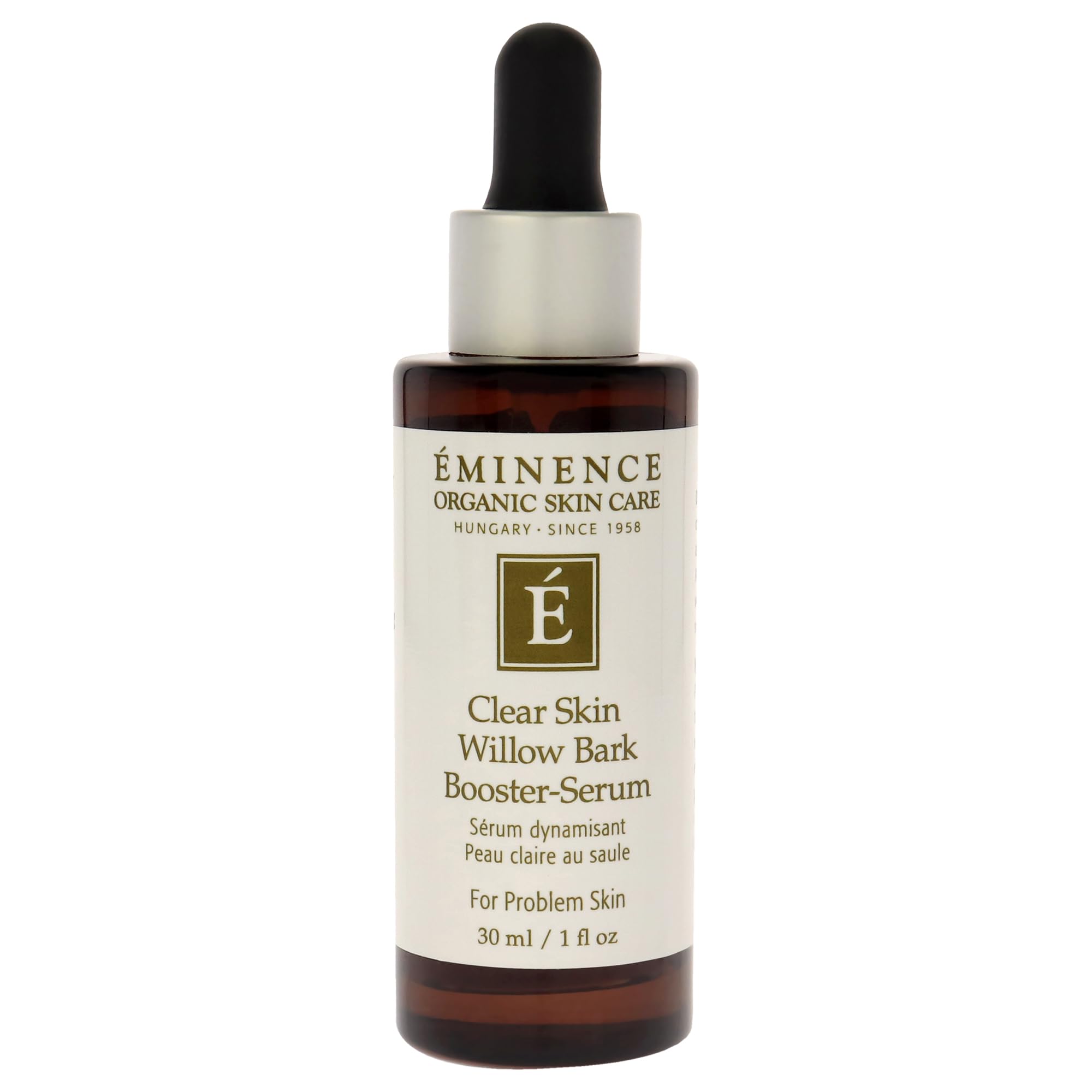 Eminence Organic Clear Skin Willow Bark Booster Serum, 1 Ounce