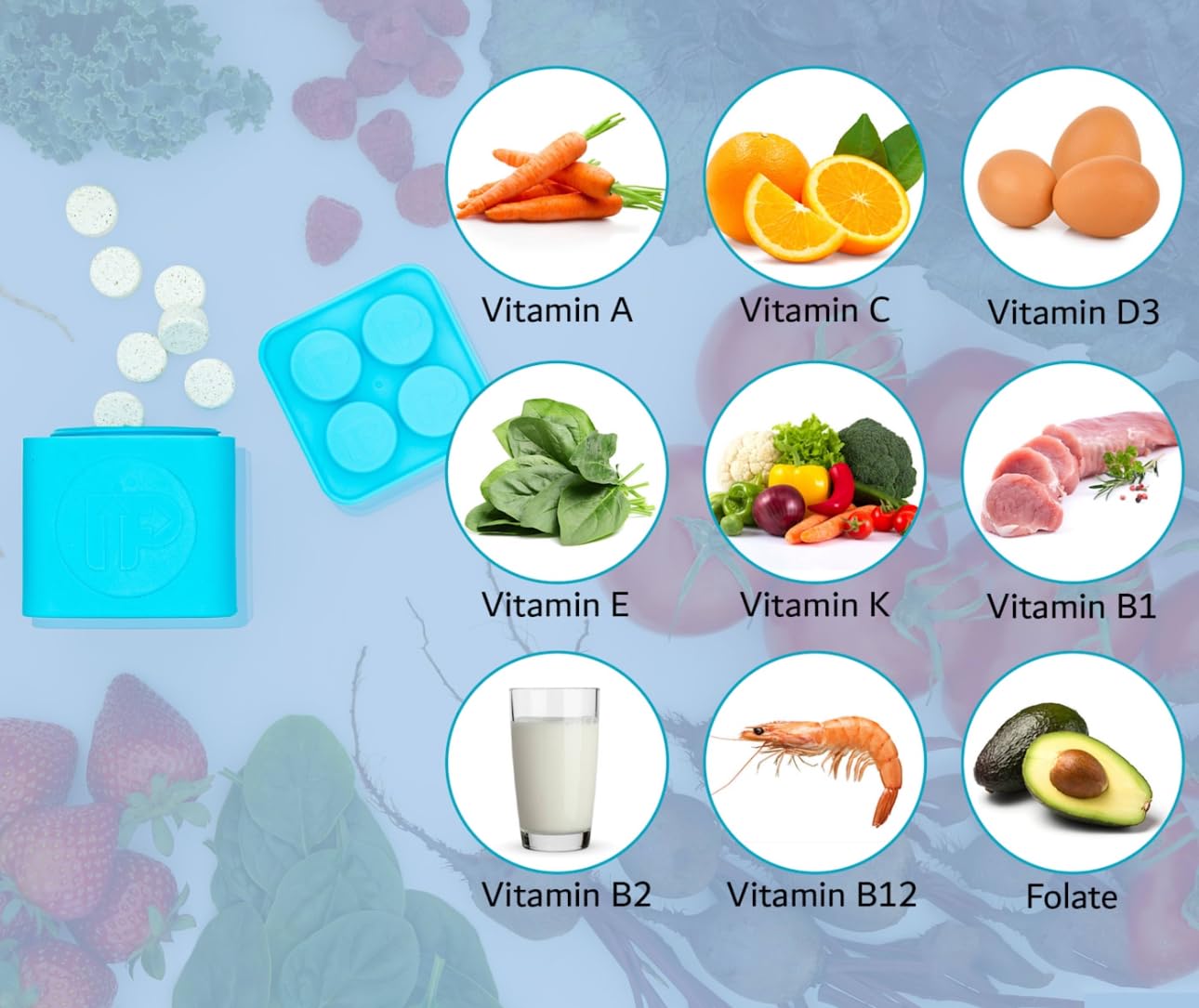 Upright Nutrition Kids Multivitamin | Chewable | Sugar-Free | Vitamins A, C, D3, E, K, B1, B2, B5, B7, & B12 | Calcium, Zinc, and Magnesium for Overall Health | Fruit Punch Flavor | 30 Day Supply