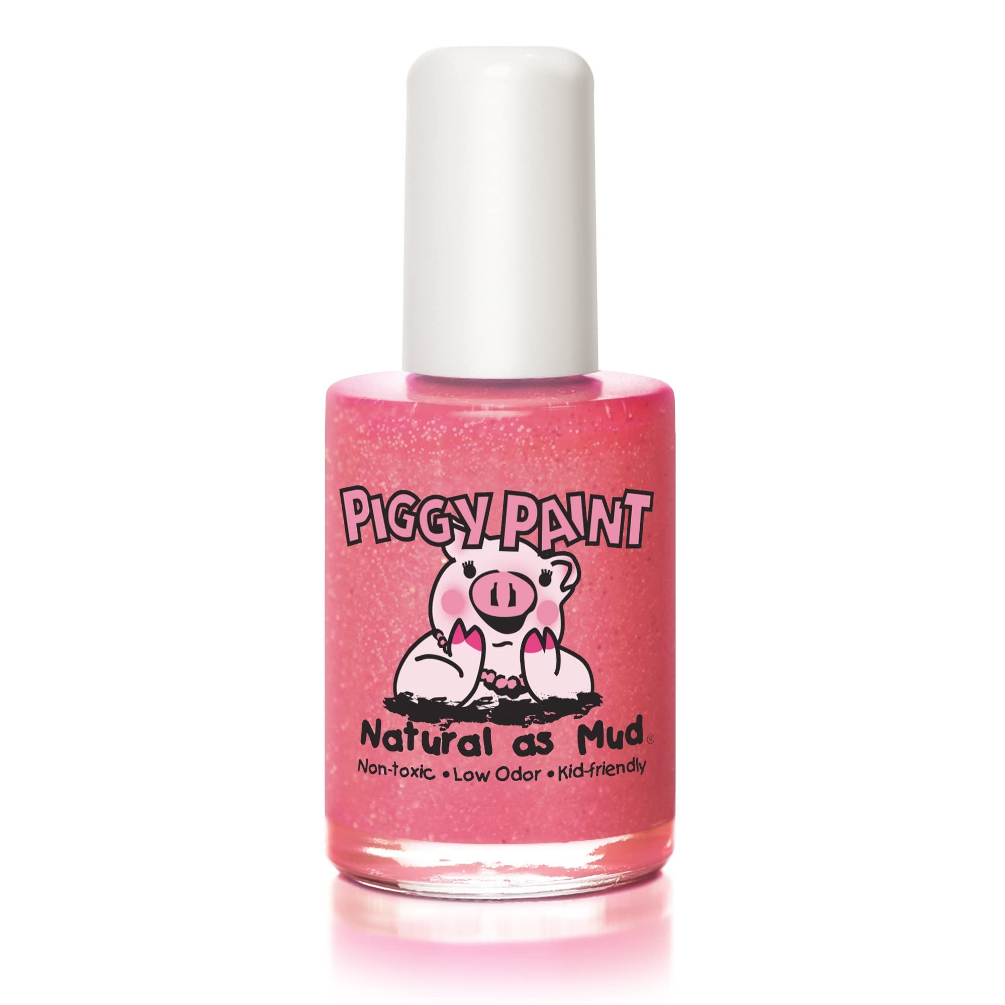 Piggy Paint 100% Non-toxic Girls Nail Polish - Safe, Chemical Free Low Odor for Kids, Shimmy Shimmy POP