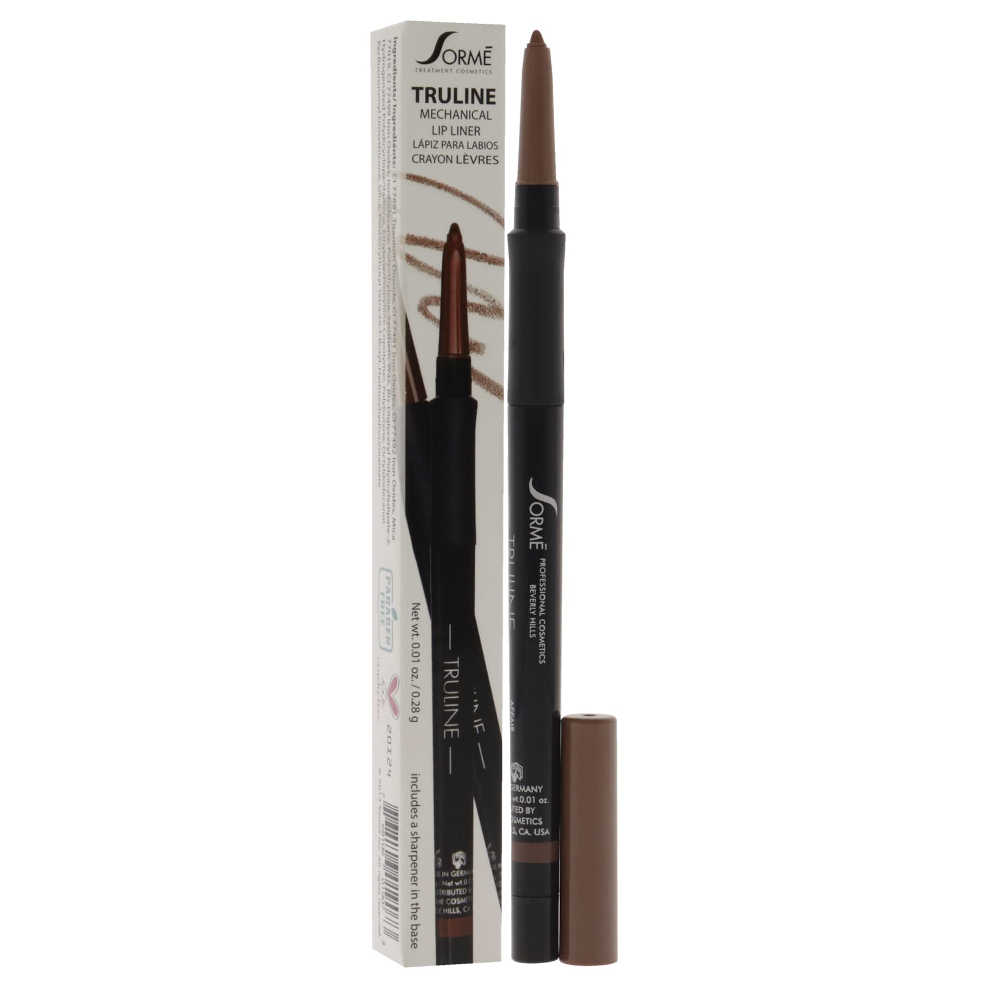 Sorme' Treatment Cosmetics Truline Mechanical Lipliner, Affair, 0.01 oz.