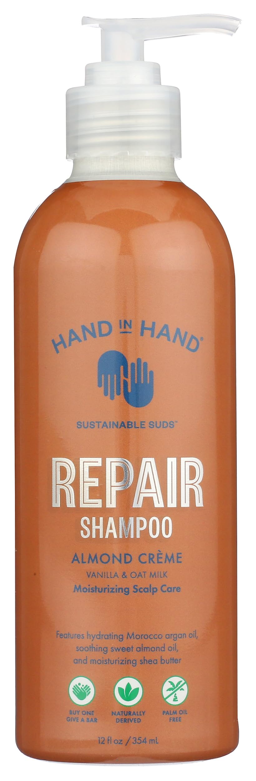 HAND IN HAND Almond Creme Repair Shampoo, 12 FZ