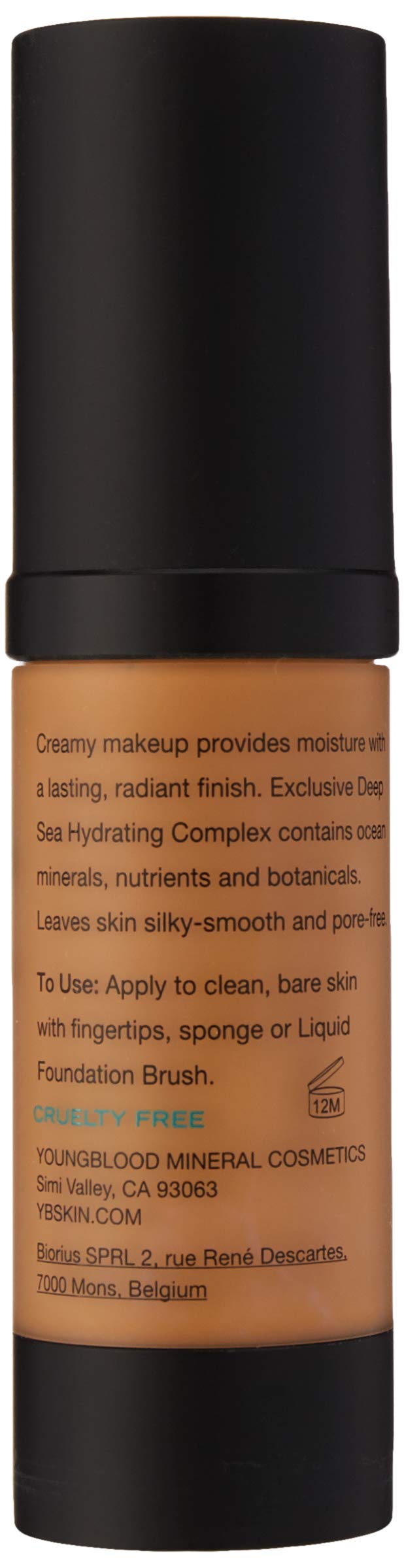 Youngblood Liquid Mineral Foundation, Tahitian Sun, 1 Ounce