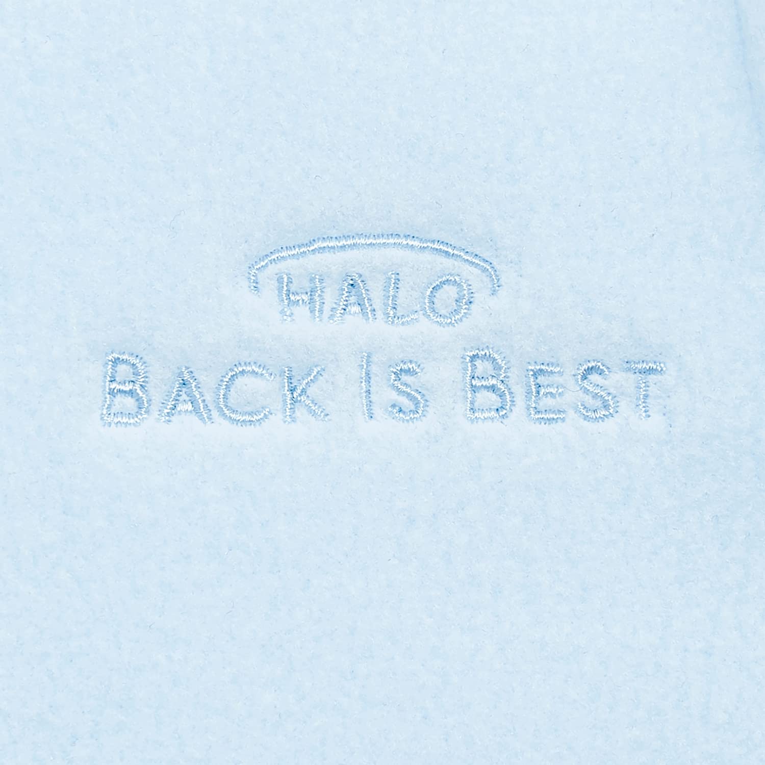 HALO Sleepsack Micro-Fleece Wearable Blanket, TOG 1.0, Baby Blue, Medium