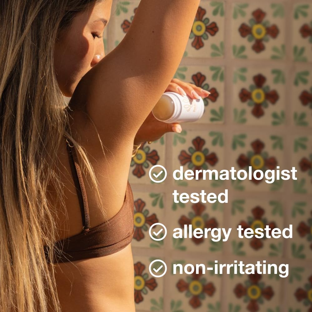 Hume Supernatural Aluminum Free Deodorant for Women & Men - Safe for Sensitive Skin - Probiotic, Plant-Based, Baking Soda Free, Aloe, & Cactus Flower, Anti Sweat, Stain & Odor - Vanilla Daze 2-Pack