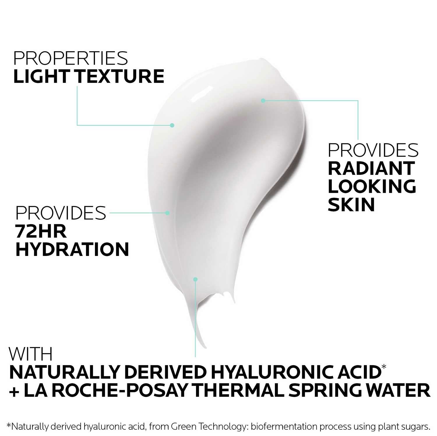 La Roche-Posay HydraphaseHA Light Face Moisturizer, Hyaluronic Acid Face Moisturizer with 72HR Hydration, Oil Free & Non-Comedogenic, 50 MLÃ‚ , 1.69 fl. oz.
