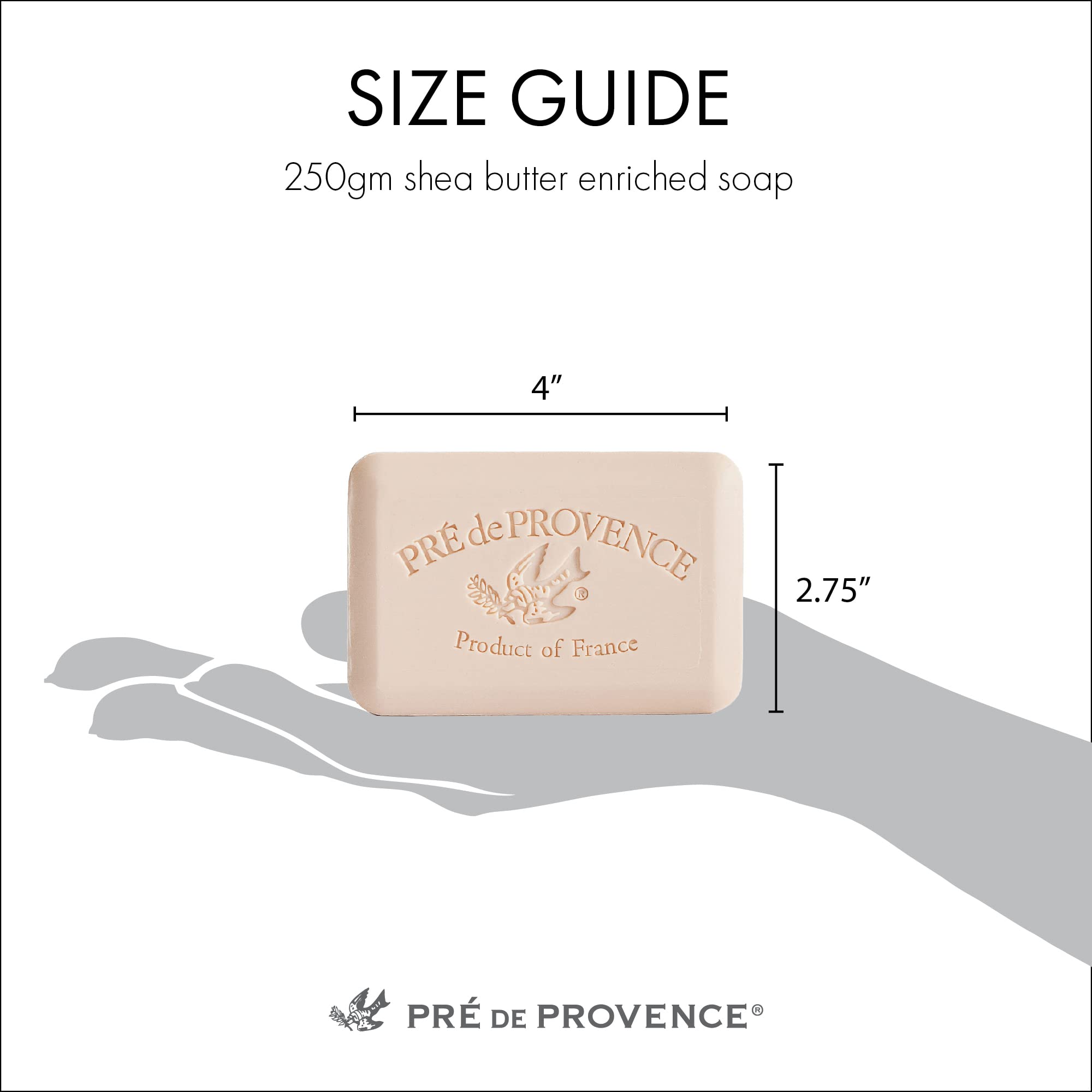 Pre de Provence Shea Butter Enriched Artisanal French Soap Bar (250 g) - Herbs of Provence