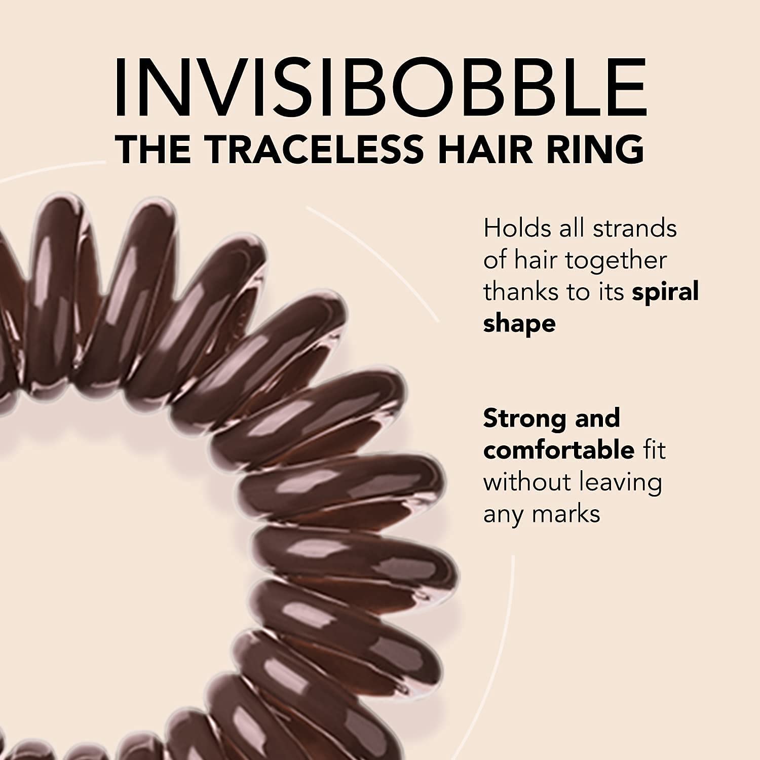 Invisibobble Invisibobble Pretzal Brown, 50 g