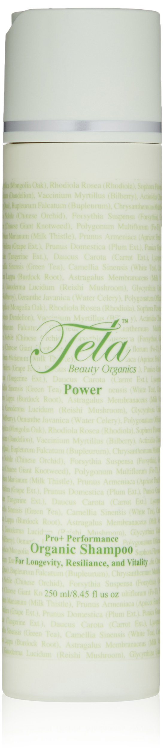 Tela Beauty Organics Peppermint Power Shampoo, 8.45 Fl Oz