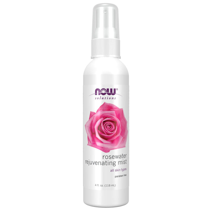 Now Foods, Solutions, Rosewater Rejuvenating Spray, 4 fl oz (118 ml)