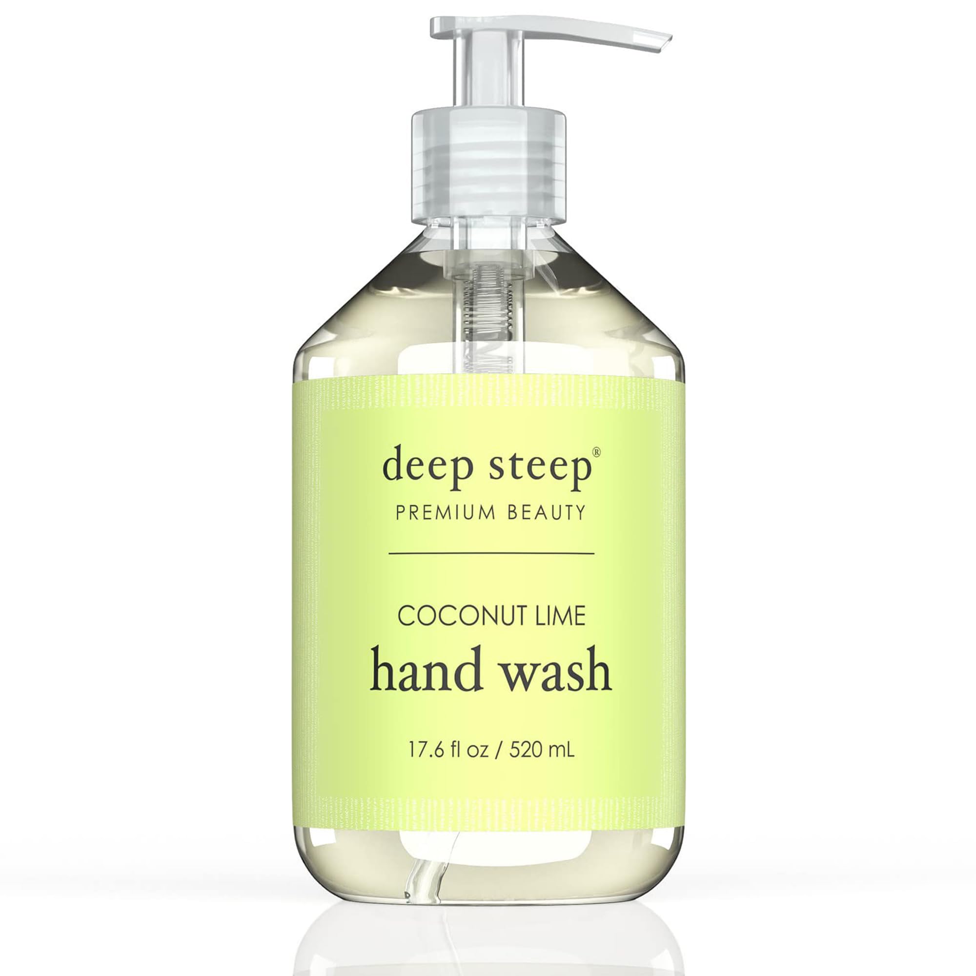 Deep Steep Argan Oil Liquid Hand Wash, Coconut Lime, 17.6 Fluid Ounce