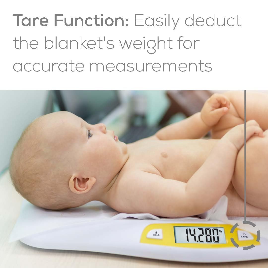 Beurer Digital Bathroom Scale With Reliable German Technology (Baby Scale - BY80)