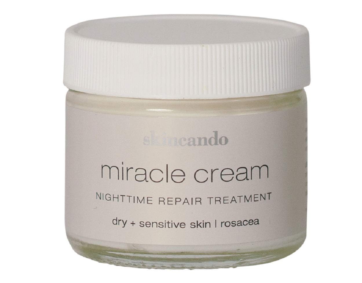MIRACLE MOISTURIZER CREAM by Skincando 2 0z - All Natural - Organic - Intensive Moisturizer - Contains Organic Apricot Kernel Oil - Grapefruit Seed Extract - Lavender Essential Oil - Spearmint Oil
