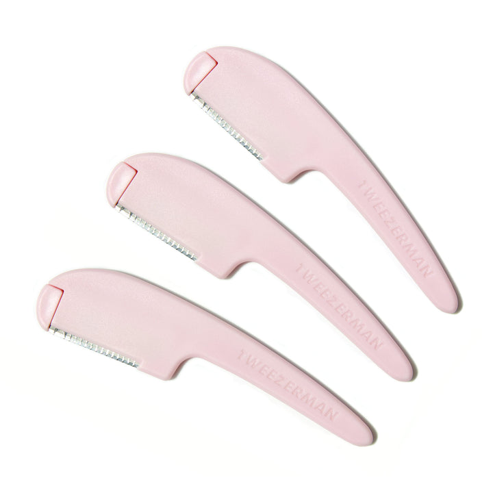 Tweezerman 1026-R Prep and Plane Facial Razors for Hair Removal and Exfoliation