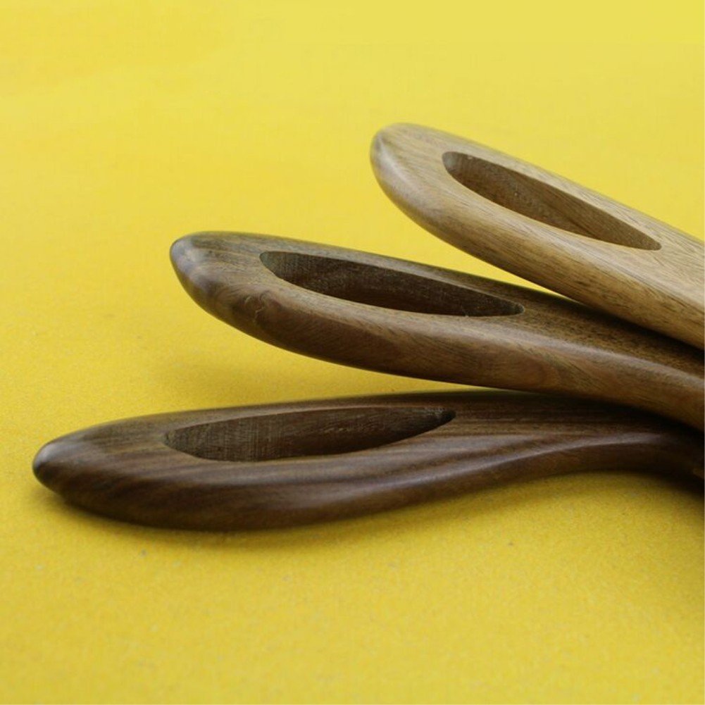 Aguder Green Sandalwood Hair Combs Gift Set 2pcs No Static Detangling Natural Aroma Handmade Wooden Comb Wide and Fine Tooth