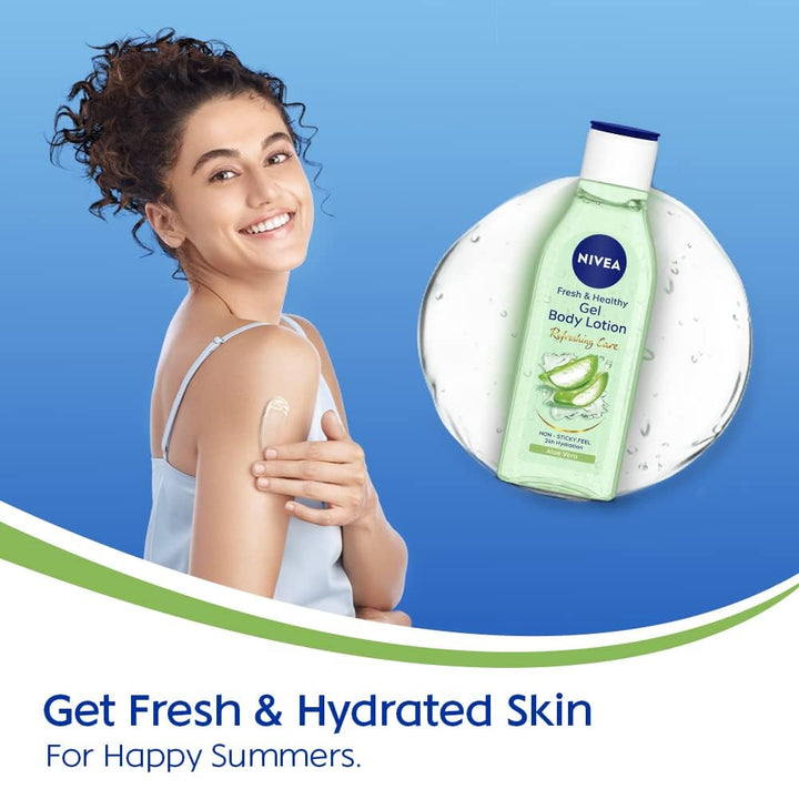 Metrey Herbotech Aloe Vera Gel Body Lotion, 75 ml
