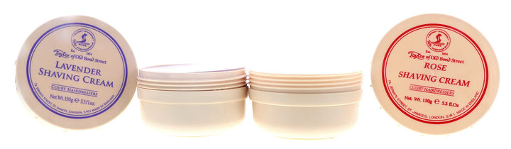 Taylor of Old Bond Street Shave Cream -- 2 Pack 5.3 0z Each Choose Your Scents! (Rose and Lavender)